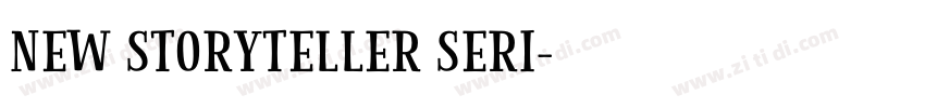 New Storyteller Seri字体转换